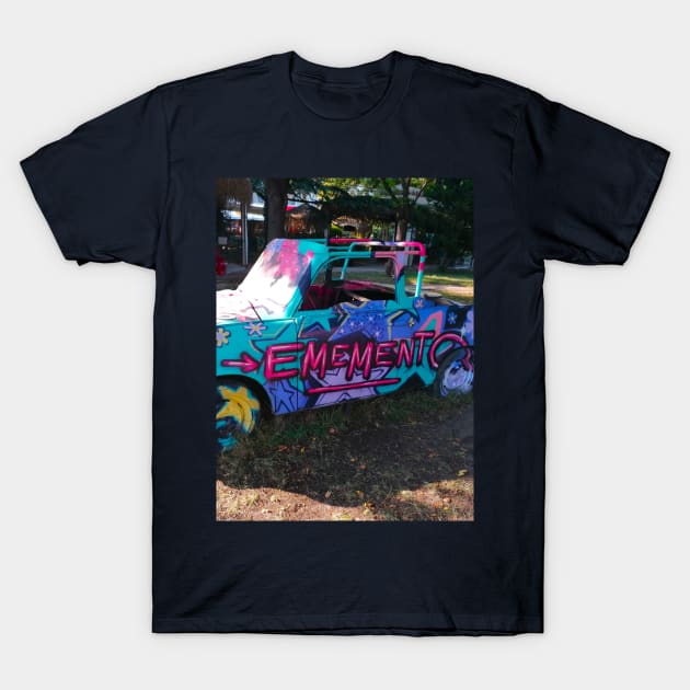 Hippie Colorful Indie Art Car Photography T-Shirt by colorful444